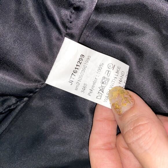 Black Lightweight Quilted Vest Size L - Picture 6 of 6